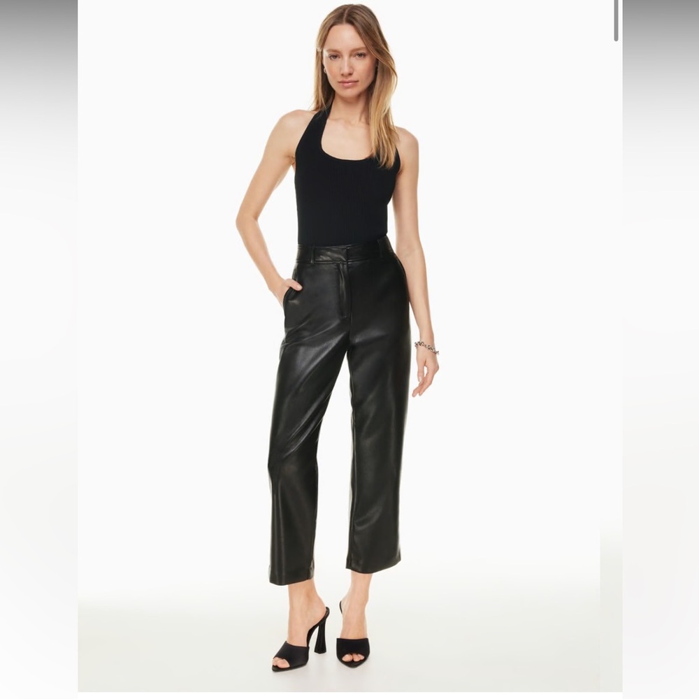 Babaton Command Pant Faux Leather Black Women’s 00